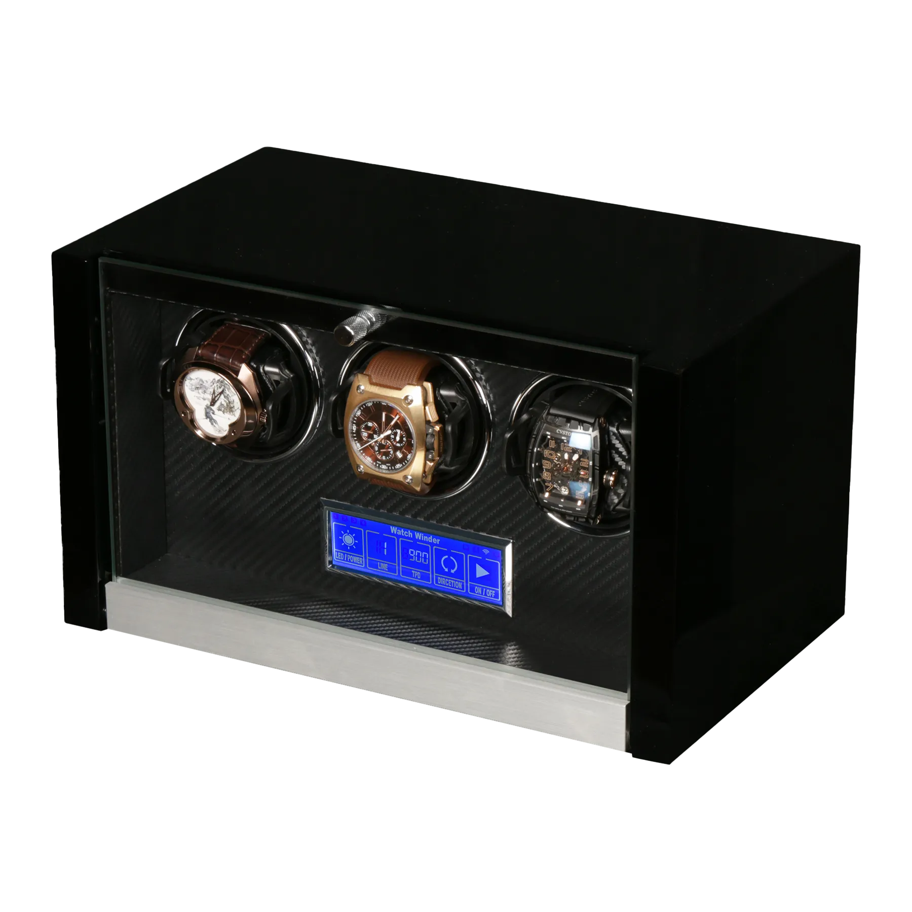 Шкатулка для автоподзавода 3-х часов R1903GB-T