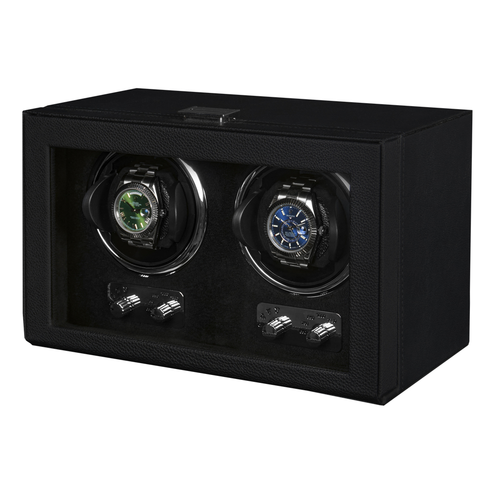 Шкатулка для автоподзавода 2-х часов Badge 02MBL