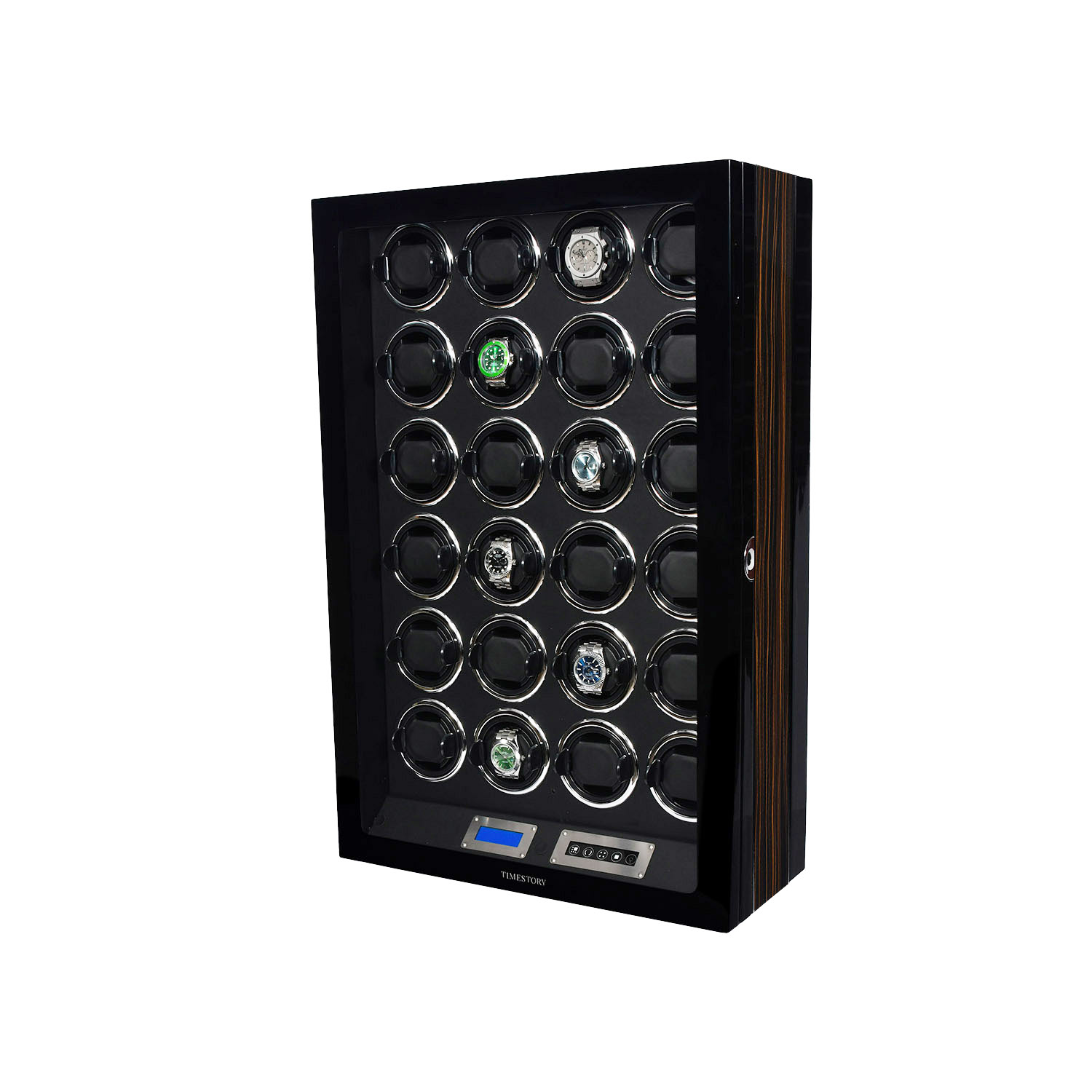 Шкатулка для автоподзавода 24-х часов с отпечатком BRIDGE 024ZI