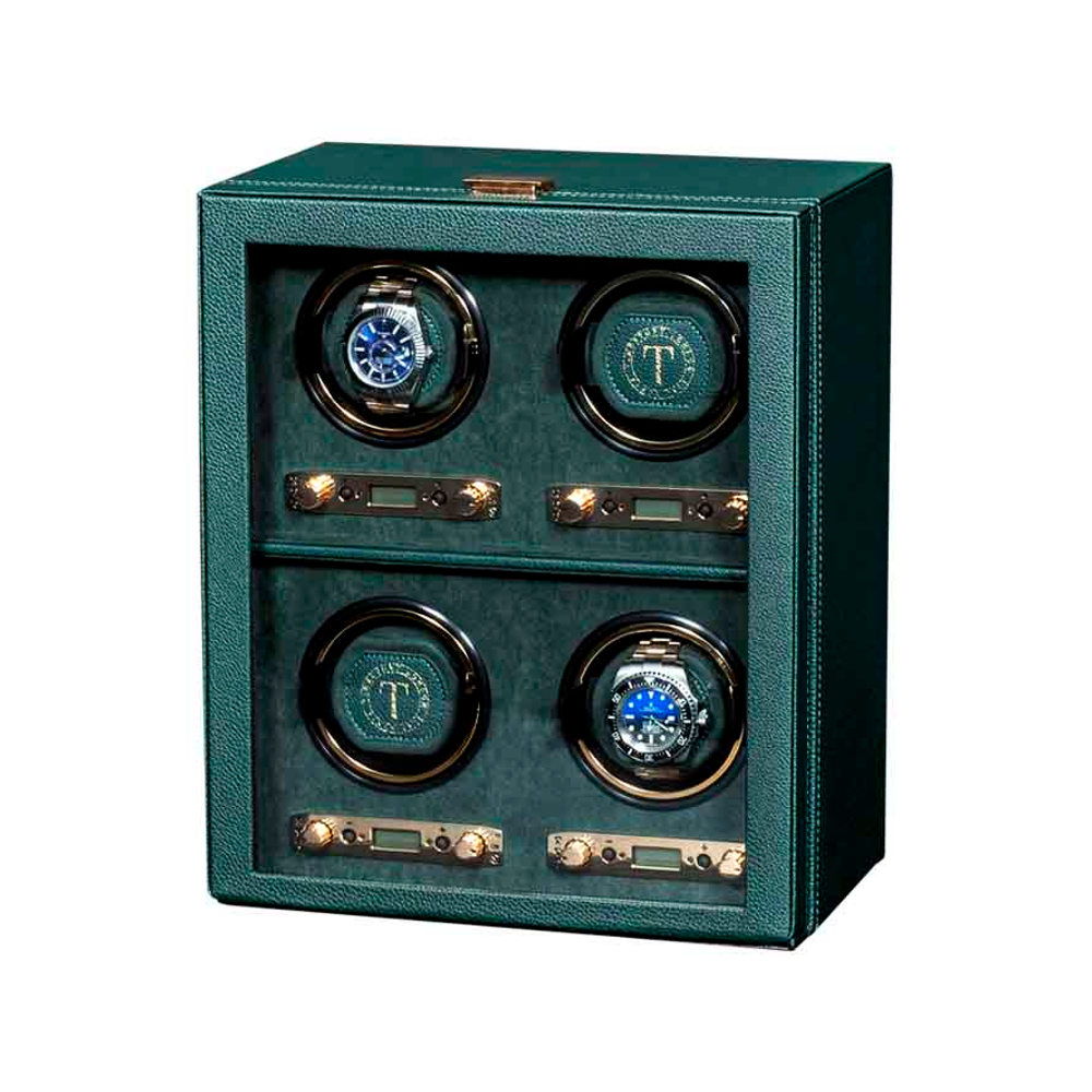 Шкатулка для автоподзавода 4-х часов BADGE 04VGR