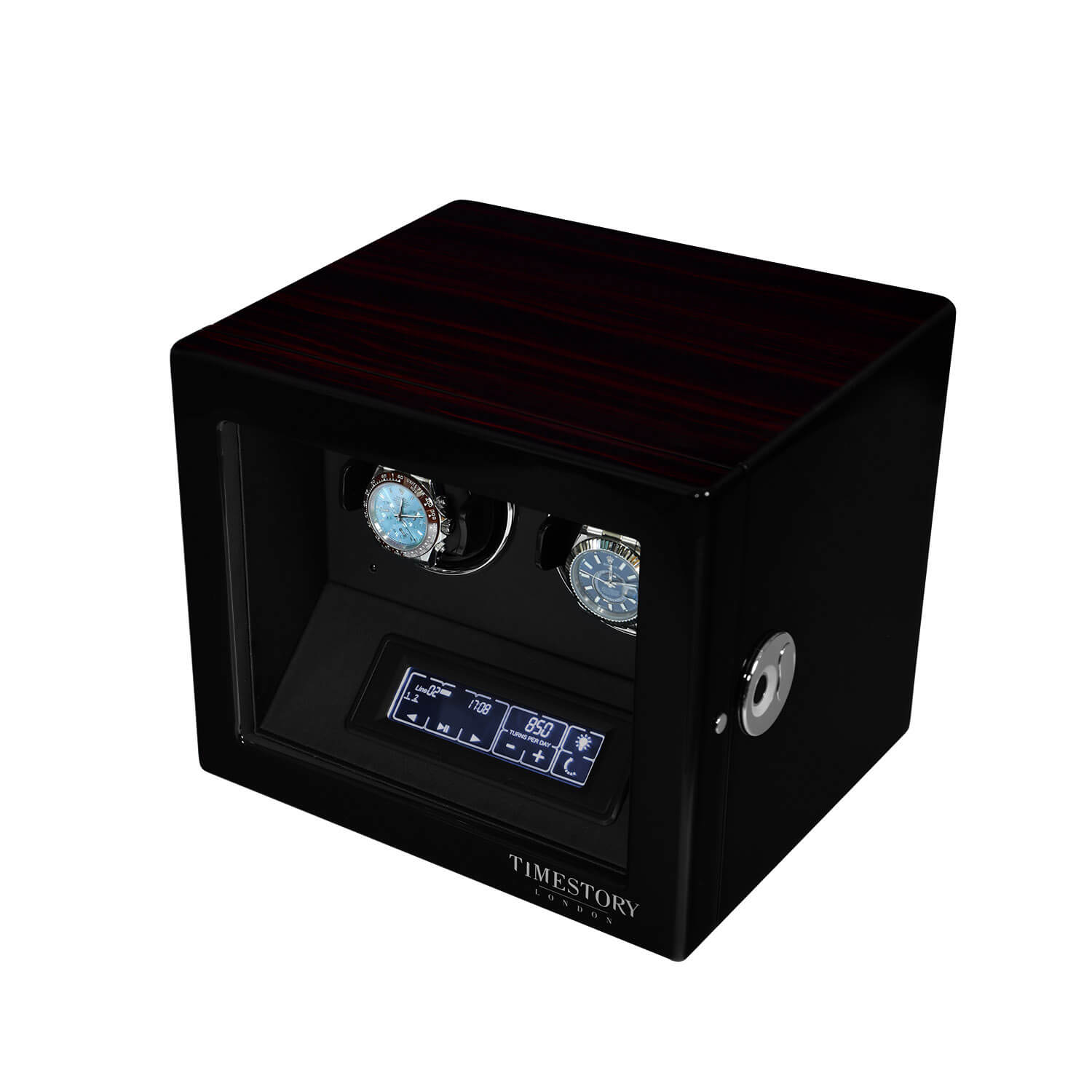 Шкатулка для автоподзавода 2-х часов c отпечатком ELLIPSE 02MNI