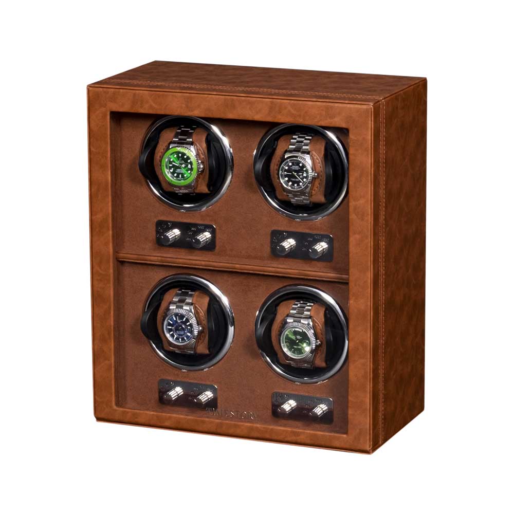 Шкатулка для автоподзавода 4-х часов BADGE 04BR