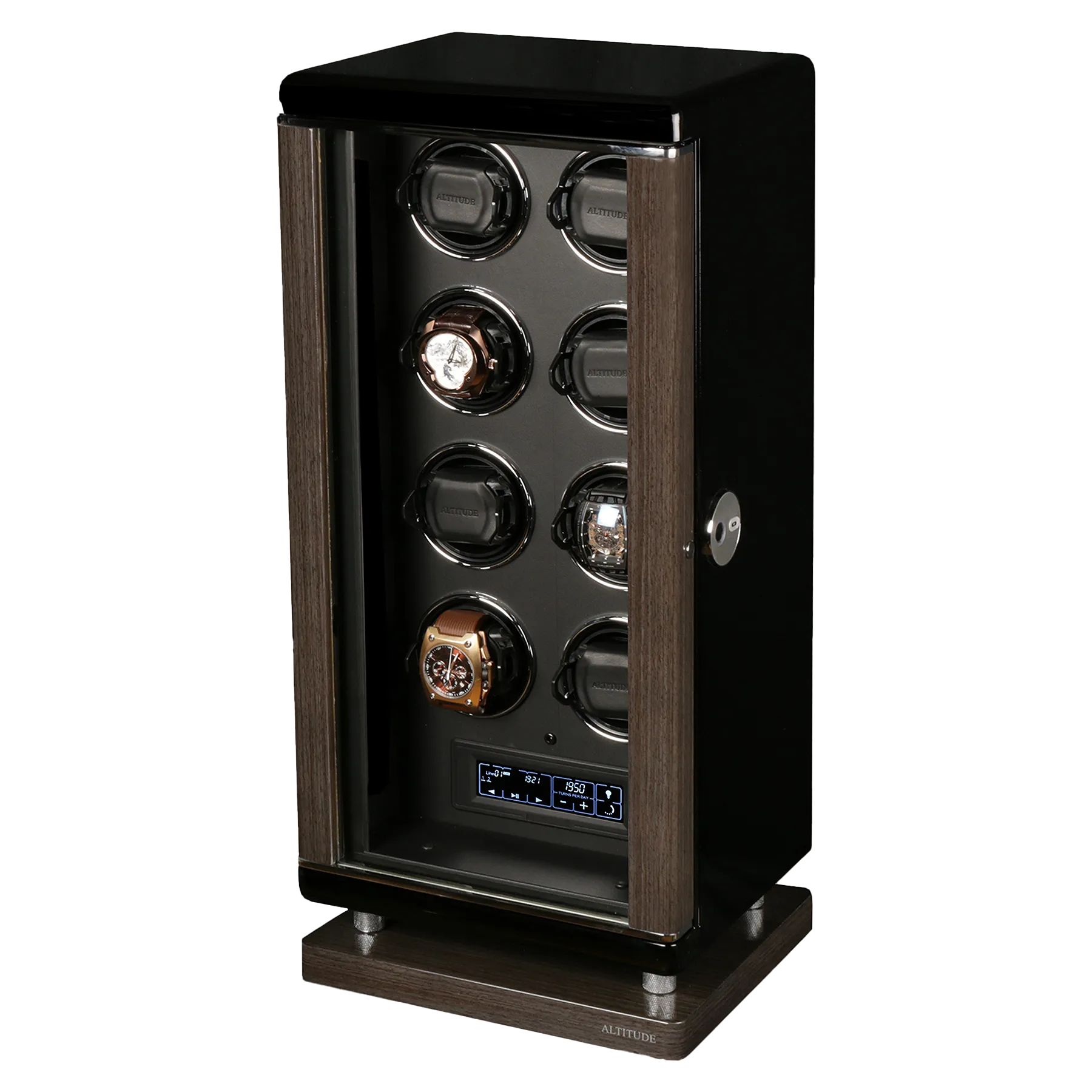 Шкатулка для автоподзавода 8-ми часов M1908GB-B