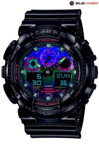 Casio GA-100RGB-1A фото