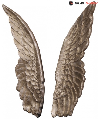 Настенное панно "Крылья шампань" фото фото 2