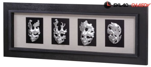 Настенное панно "4 маски" фото фото 5