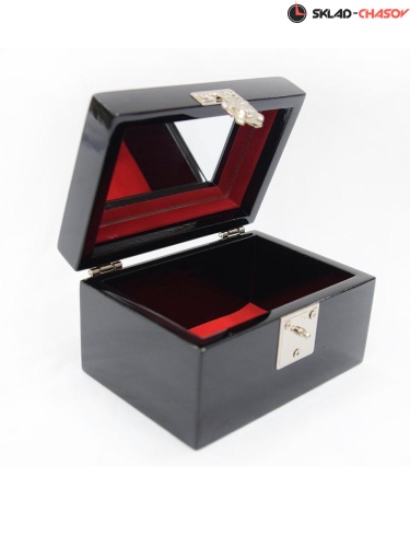 Шкатулка "Розы" зелёная 120х85х70мм фото фото 2