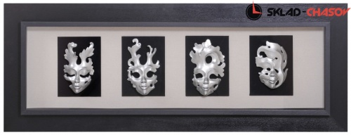 Настенное панно "4 маски" фото фото 4