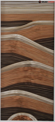 Панно из молний "Золотые барханы 1" фото фото 3