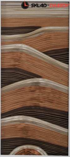 Панно из молний "Золотые барханы 1" фото фото 3