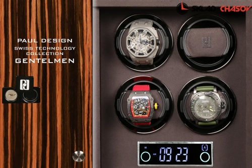 Шкатулка для автоподзавода 4-x часов Gentlemen 4 MAC-N фото фото 7