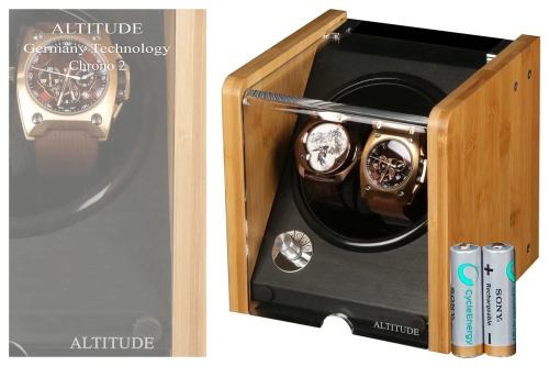 Шкатулка для автоподзавода 2-x часов C1702ZM-B фото фото 3