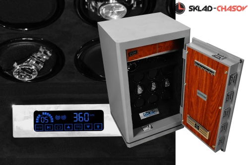 Сейф для хранения и автоподзавода 12-х часов Captain 012 фото фото 4