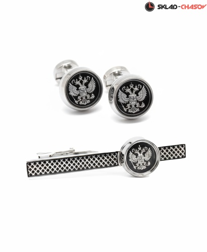 Запонки и Зажим для галстука "Президент" 57804-578004кк фото