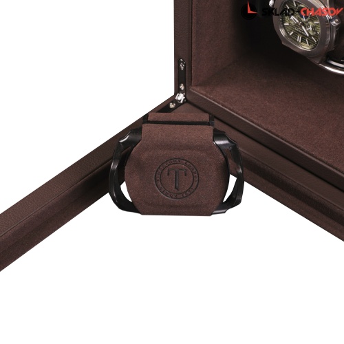 Шкатулка для автоподзавода 8-ми часов и хранения BADGE 08SBR фото фото 5