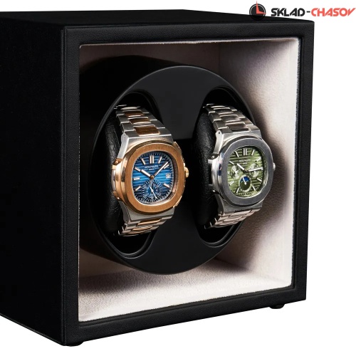 Шкатулка для автоподзавода 2-х часов Altitude A2BG-PVC фото фото 5