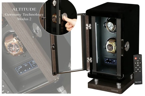 Шкатулка для автоподзавода 2-х часов M1902GB-B фото фото 2