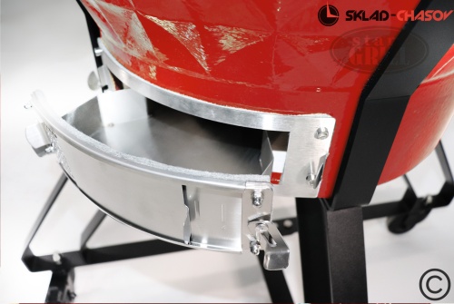 Керамический гриль Start Grill PRO, 61 см / 24 дюйма (красный) фото фото 8