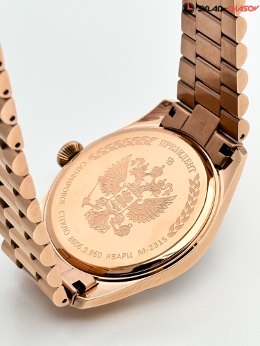 Часы "Президент" 86069860кк на браслете кварцевые фото фото 10