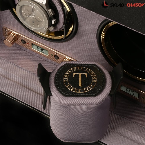 Шкатулка для автоподзавода 2-х часов и хранения BADGE 02SE фото фото 6