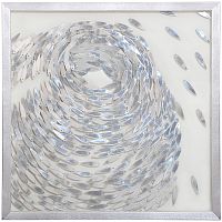 Панно серебристое "Музыка океана" фото