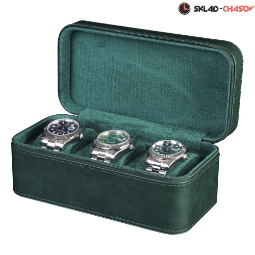 Футляр для перевозки 3-х часов Voyage 03ZGR фото фото 2