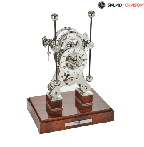 Часы настольные COMITTI RHODIUM PLATED NAVIGATOR S5076S фото фото 2