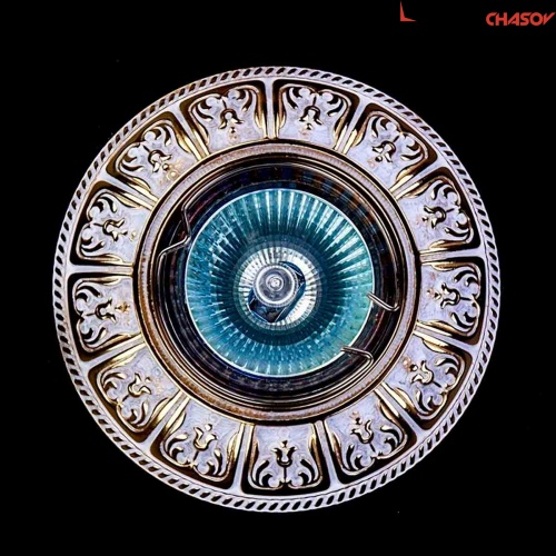 Точечный светильник ArtGlass SPOT 50 White Gold фото