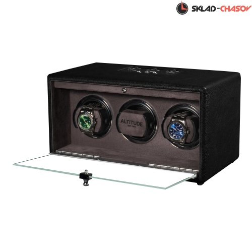 Шкатулка для автоподзавода 3-х часов Altitude E3BG фото фото 3