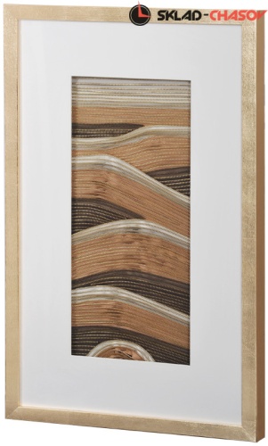 Панно из молний "Золотые барханы 1" фото фото 2