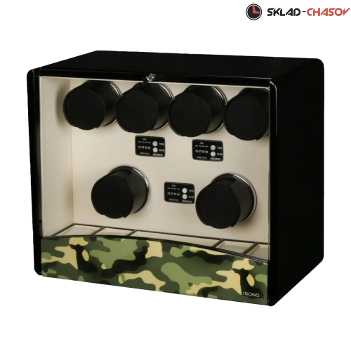 Шкатулка для автоподзавода 4-х часов O4-CAMO-WHITE фото