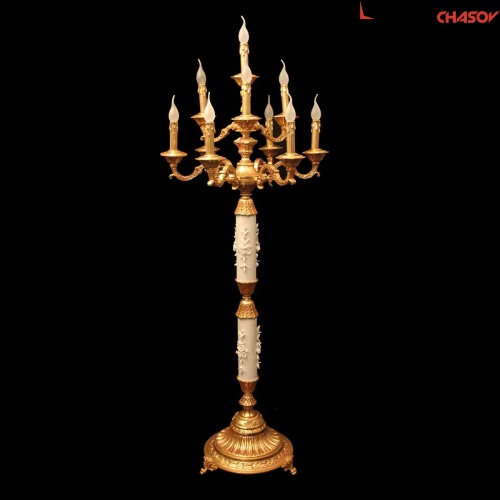 Торшер бронзовый Mahdi L302/6+3+1 фото