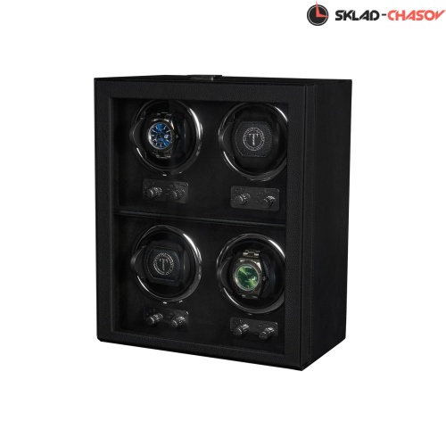 Шкатулка для автоподзавода 4-х часов Badge 04MBL фото