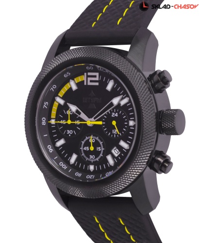 Часы "ШТУРМ" 10145334кк кварцевые на каучуковом ремне фото фото 2