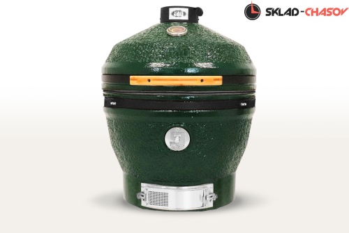 Керамический гриль-барбекю CFG CHEF, 61 см/24 дюйма (зеленый) фото