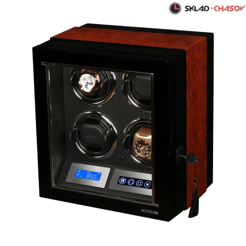 Шкатулка для автоподзавода 4-х часов Е1707HL-B фото