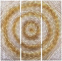 Дизайнерское панно "Солнце" квадрат фото