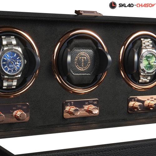 Шкатулка для автоподзавода 3-х часов Badge 03MBG фото фото 4