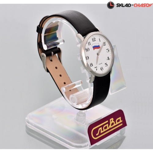 Кварцевые Слава "Премьер" логотип Флаг РФ 1121269/300-2025 фото фото 2