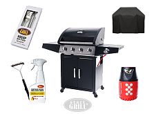 Комплект-минимум: Газовый гриль Esprit-41B SG и инструменты фото