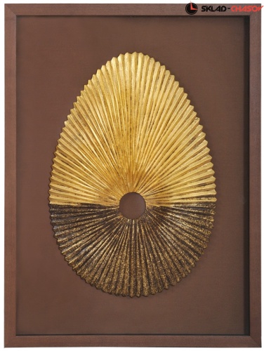Панно золотистое "Яйцо Фаберже" фото