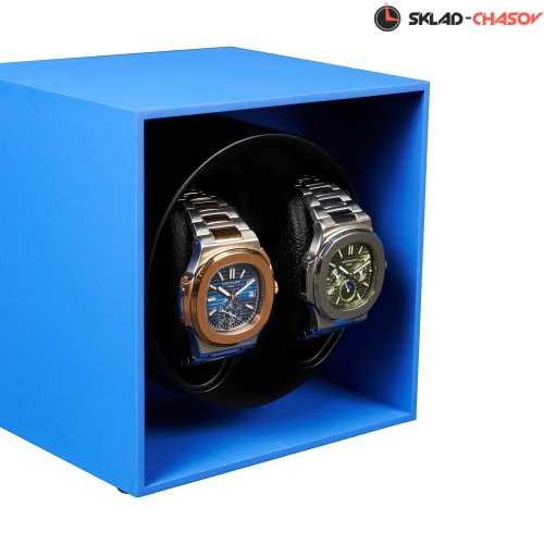 Шкатулка для автоподзавода 2-х часов Altitude A2Blue-PLC фото фото 6