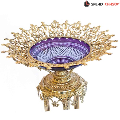 Бронзовая фруктовница напольная RB F154/1 фото фото 2