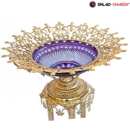 Бронзовая фруктовница напольная RB F154/1 фото фото 2