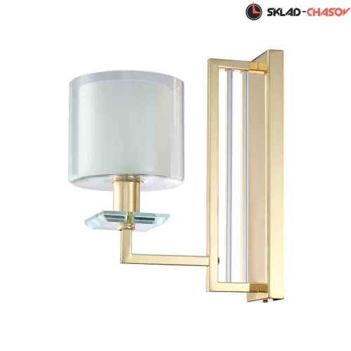 Бра Crystal Lux NICOLAS AP1 GOLD/WHITE фото