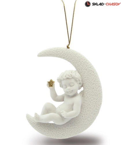 Nadal Статуэтка-подвеска  736938 Орнамент ангел на луне фото