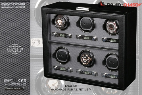 Шкатулка для автоподзавода 6-ти часов Wolf 456802 фото фото 3