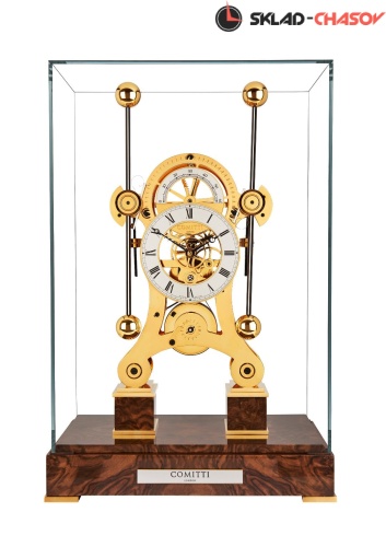 Часы настольные COMITTI GOLD PLATED NAVIGATOR S5276G фото