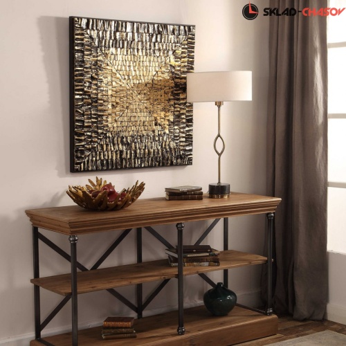 Панно из обожжённого дерева "Пирамида" фото фото 4