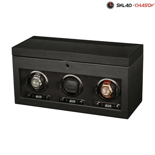 Шкатулка для автоподзавода 3-х часов Wolf 792302 фото